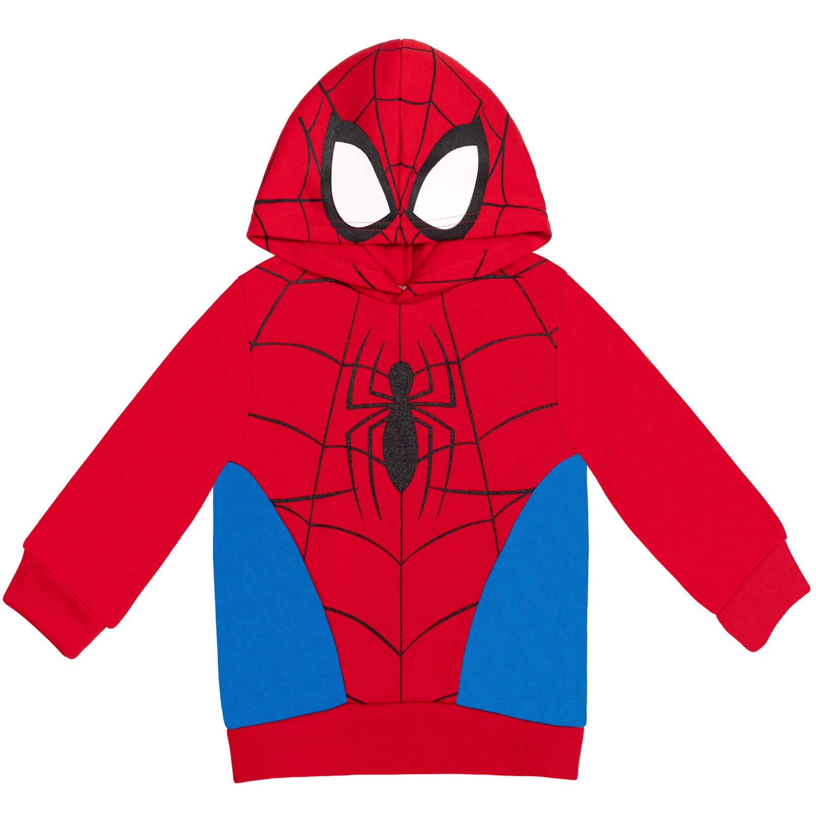 Marvel Avengers Spiderman Boys Fleece Cosplay Pullover Hoodie Toddler to Big Kid